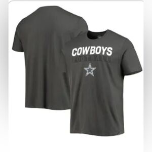 NEW - Dallas Cowboys '47 Dark Ops Super Rival T-Shirt - Charcoal. Small.